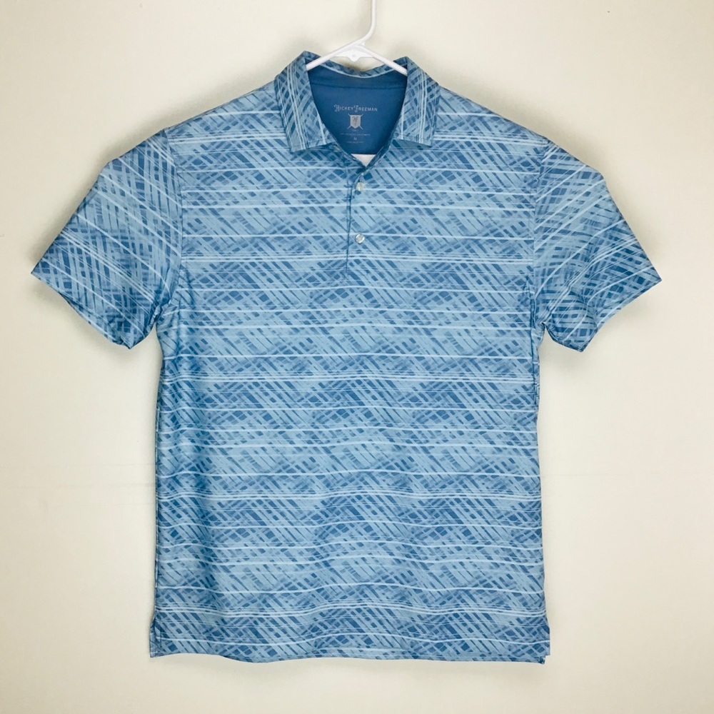 Hickey Freeman mens short sleeve polo shirt M